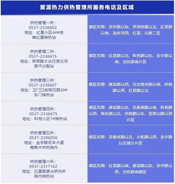 今日起，濟寧市東城區(qū)供暖進入熱運行，服務電話與區(qū)域劃分公布